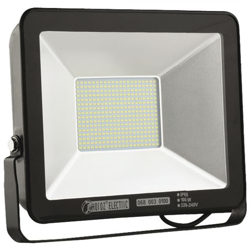 PUMA-100 100W Schwarz 6400K LED Projektor Fluter Strahler