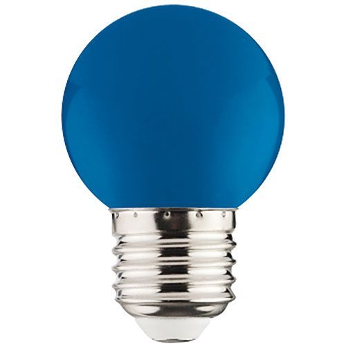 RAINBOW 1W Blau E27 LED Farbige Leuchtmittel