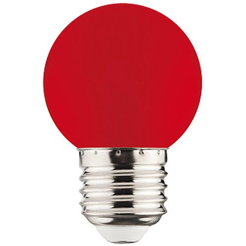 RAINBOW 1W Rot E27 LED Farbige Leuchtmittel