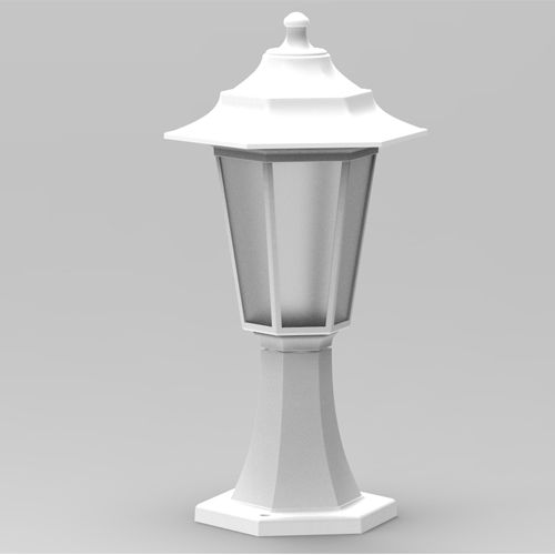 Kopie von Begonya-1 Außenlampe Wandleuchte Gartenlampe WEISS
