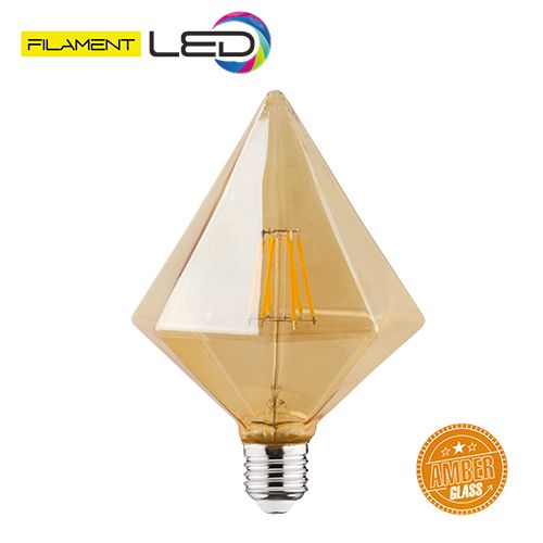 6W 2200K E27 LED Vintage Lampe Filament Leuchte - RUSTIC PYRAMID-6